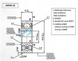 Ray trượt SS6301 ZZ